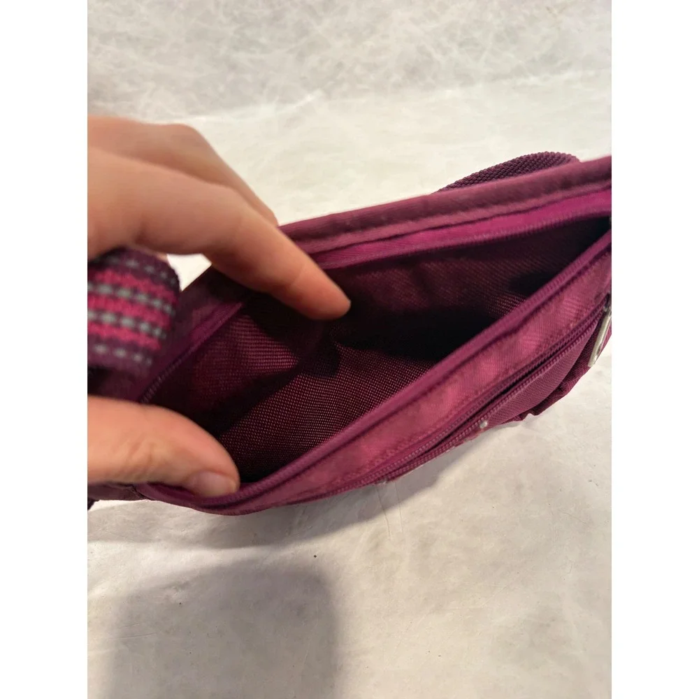 KONG Dog Training Treat Bag Waist Pack Magenta Purple Reflective Belt D-Ring